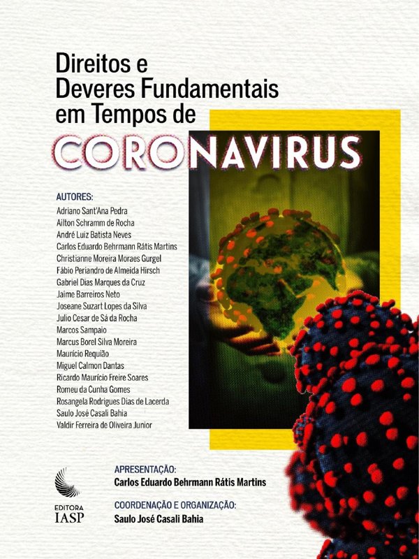 Capa do livro Direitos e Deveres Fundamentais em Tempos de Coronavirus